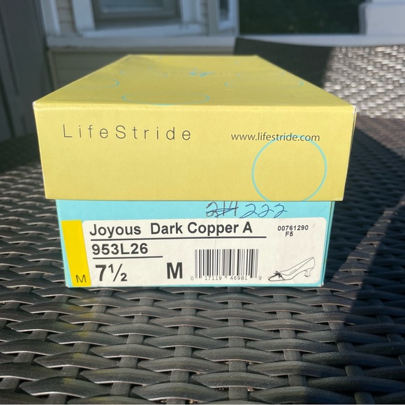 LifeStride Joyous Dark Copper Heel Size 7.5 - Picture 14 of 14